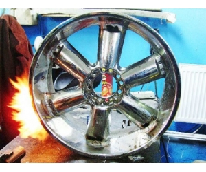 Как производить ремонт литых авто дисков